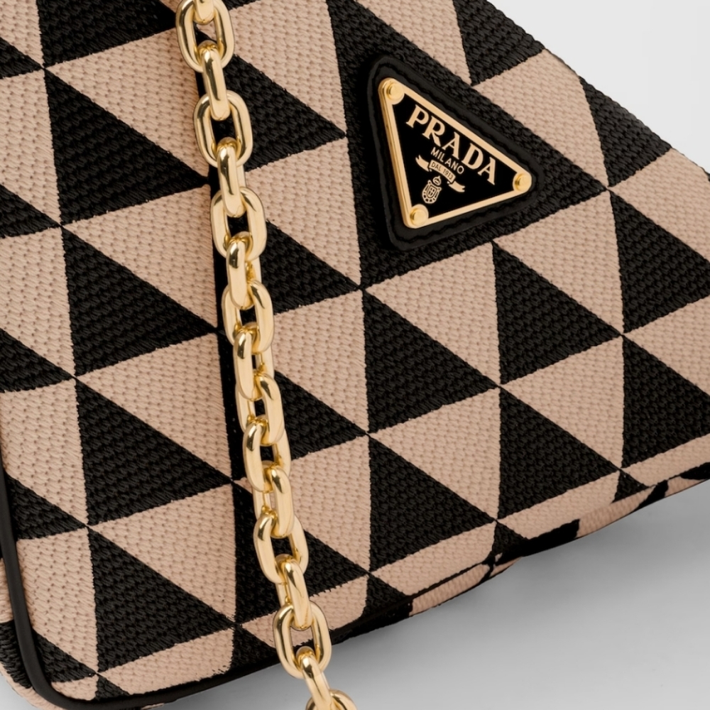 PRADA Embroidered Jacquard Bag - Picture 12 of 17